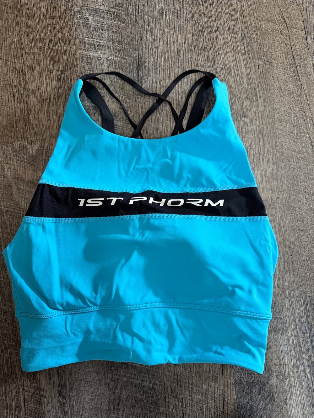 1st Phorm Women's Aqua Strappy Sports Bra